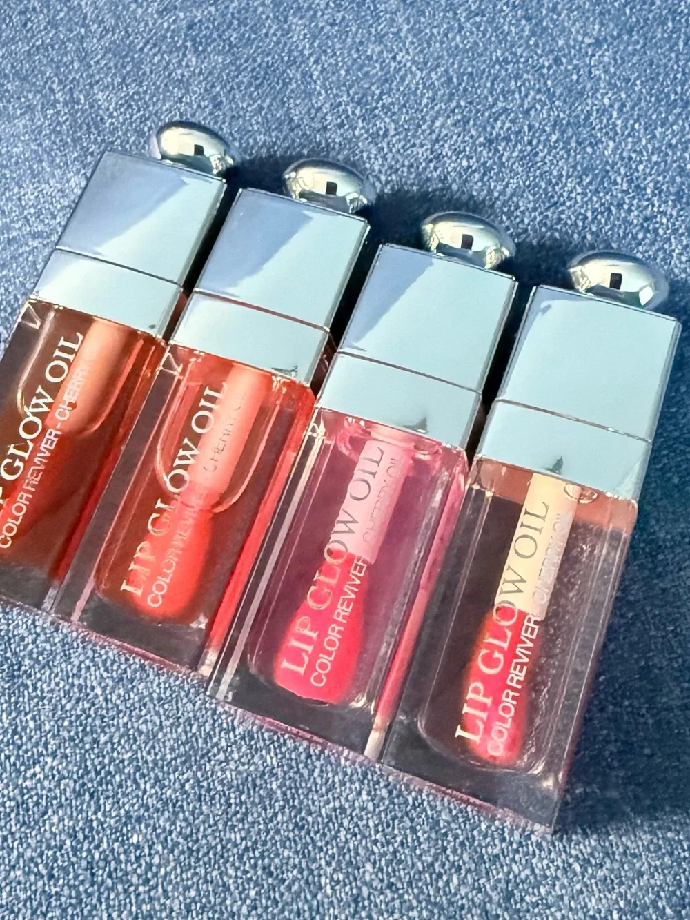 Dior Lip Glow Oil Color Reviver Set — 001,007,061,062 New without box.